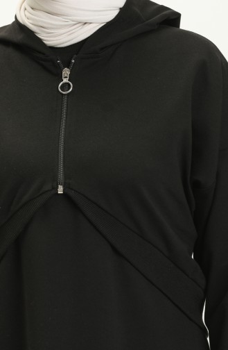 Cepli Spor Elbise 71046-02 Siyah