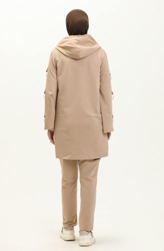 Beige Trainingspak 70016-01