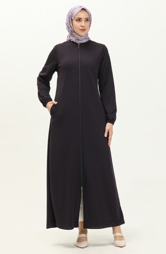 Purple Abaya 6666-01