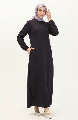 Purple Abaya 6666-01