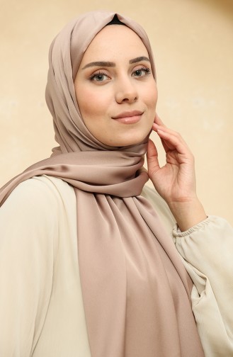 Nursema Kumlu İpekşi Şal 81001-52 Açık Sütlü kahve