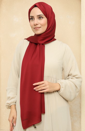 Nursema Sandy Silky Shawl 81001-55 Dark Claret Red 81001-55