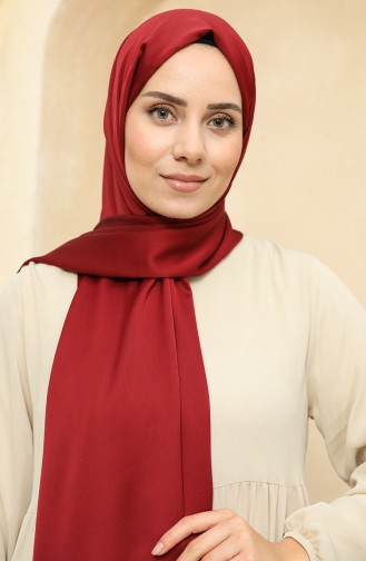 Nursema Sandy Silky Shawl 81001-55 Dark Claret Red 81001-55