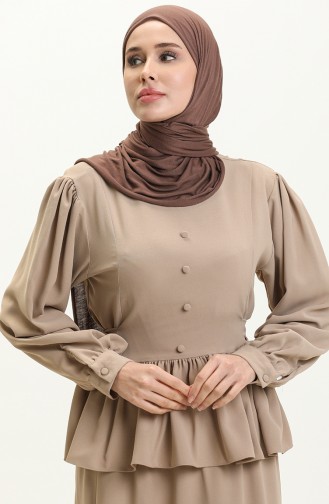 Vordere Tunika Tunikarock Doppelset 70018-01 Beige 70018-01