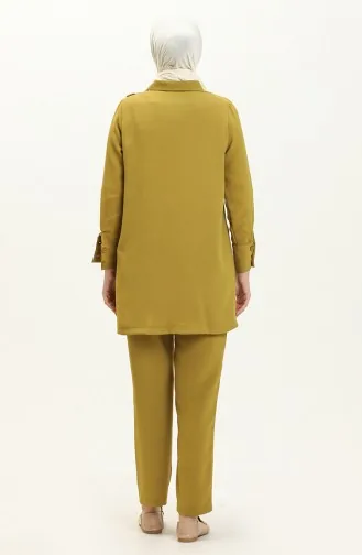 Ensemble Tunique Pantalon 70024-04 Vert Huile 70024-04