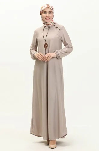 Robe avec Collier et Boutons 4141-06 Pierre 4141-06