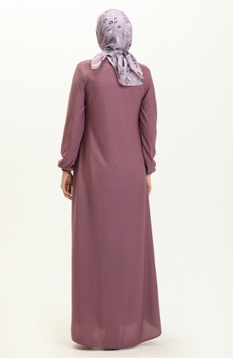 Dark Lilac İslamitische Jurk 4141-08