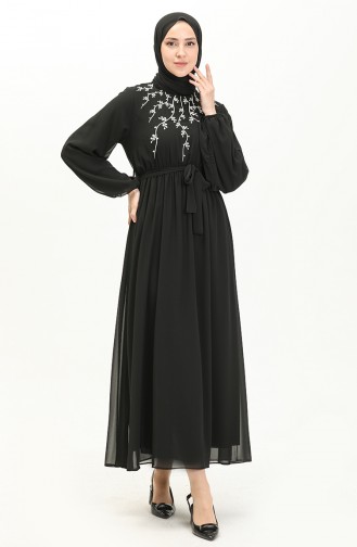 Black İslamitische Jurk 24Y8891-03