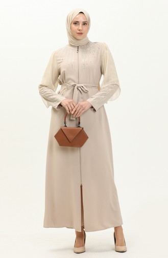 Beige Abayas 14384