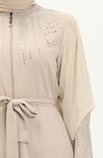 Beige Abaya 14384