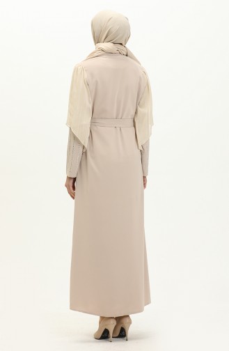 Beige Abaya 14384