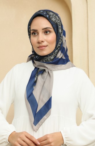 Printed Soft Scarf 2012-03 Saxe 2012-03