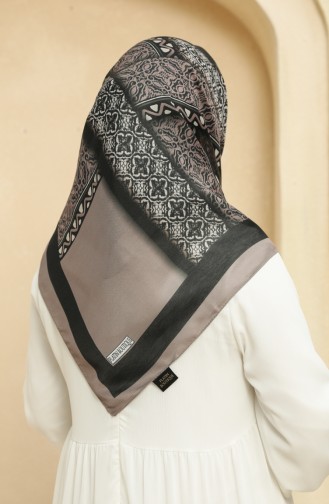 Printed Soft Scarf 2012-09 Dark Mink 2012-09