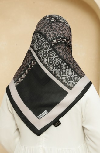 Printed Soft Scarf 2012-12  Milk Coffee  2012-12