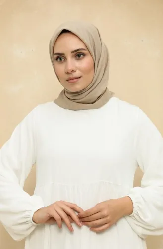 Chiffon-Schal 2015-16 Dunkles Beige 2015-16