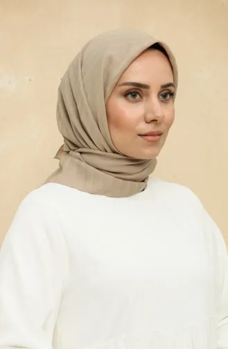Chiffon-Schal 2015-16 Dunkles Beige 2015-16