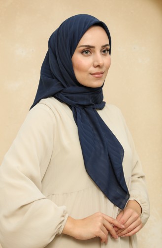 Chiffon Scarf 2015-19 Navy Blue 2015-19