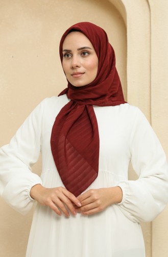 Chiffon Scarf 2015-21 Claret Red 2015-21