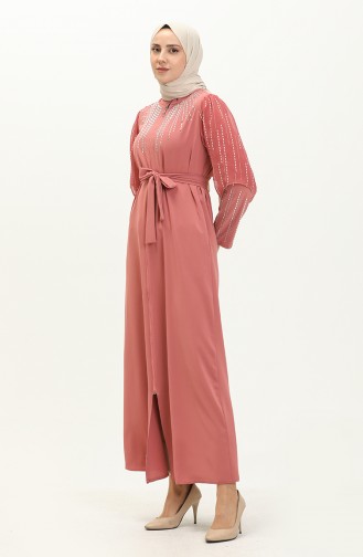 Dusty Rose Abaya 14382