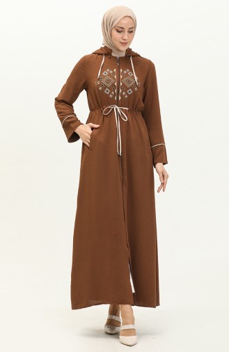 Abayas Couleur Brun 14169