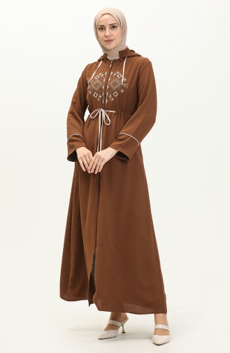 Abayas Couleur Brun 14169