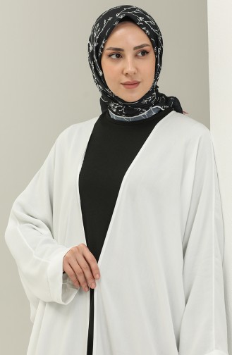 Viskose Abaya 7700-11 Optisch Weiß 7700-11