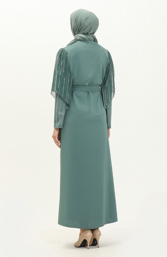 Mint Green Abaya 14380