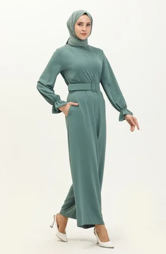 Kemerli Tulum Elbise Mint 12244