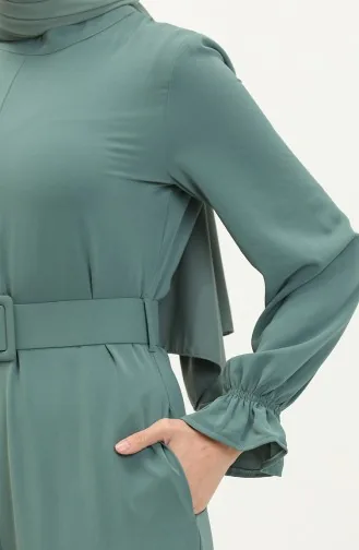 Kemerli Tulum Elbise Mint 12244