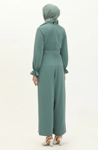 Kemerli Tulum Elbise Mint 12244