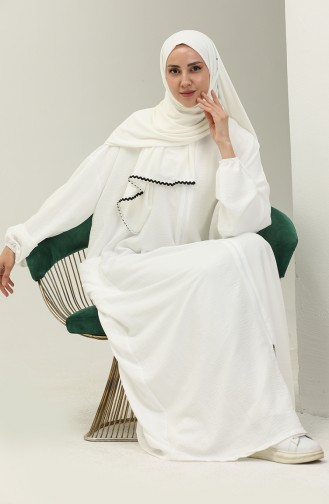 Oyya Zippered Single-piece Prayer Dress 238490-02 white 238490-02