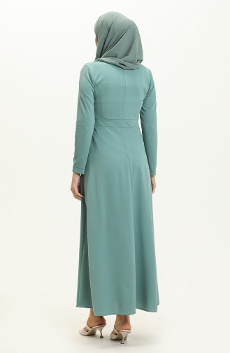 Green İslamitische Jurk 7136-08