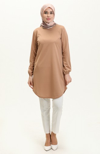 Elastic Sleeve Tunic 1648-05 Mink 1648-05