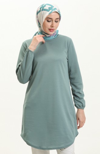 Elastic Sleeve Tunic 1648-06 Green 1648-06