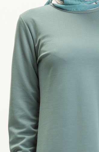 Elastic Sleeve Tunic 1648-06 Green 1648-06