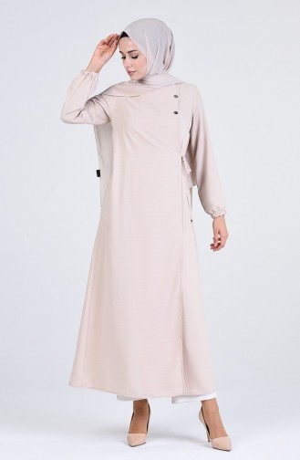 Beige Abaya 2757