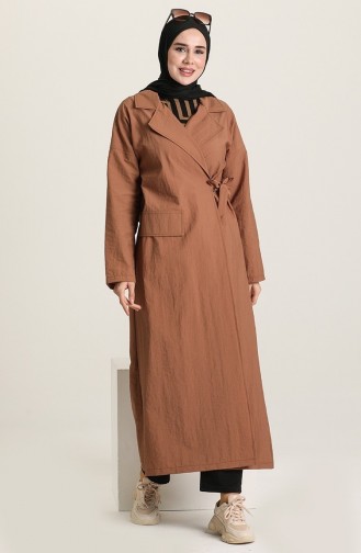 Trench Coat Couleur brique 2946