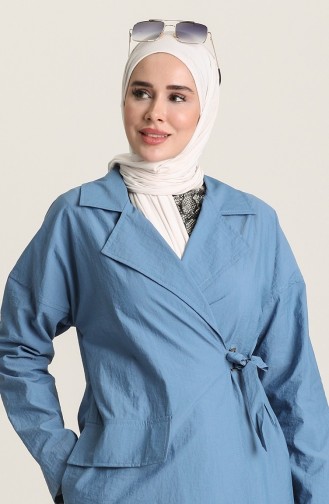 Indigo Trench Coats Models 2959