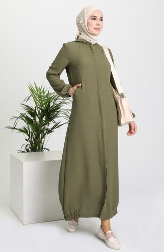 Khaki Abaya 3013