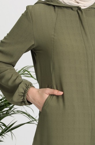 Khaki Abaya 3013
