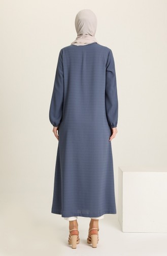 Indigo Hijab Dress 3023