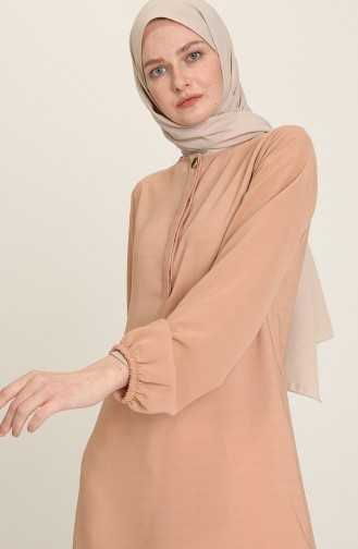 Powder Hijab Dress 3024