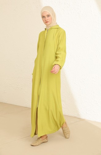 Pistachio Green Abaya 3026
