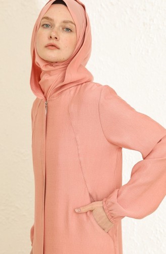 Beige-Rose Abayas 3027