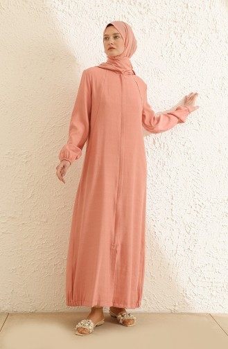 Beige-Rose Abayas 3027