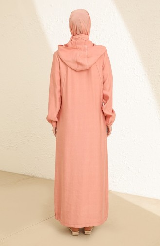 Beige-Rose Abayas 3027