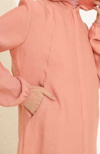 Beige-Rose Abayas 3032