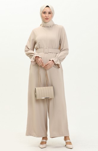 Beige Jumpsuits 14397