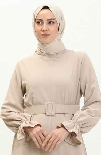 Beige Overall 14397