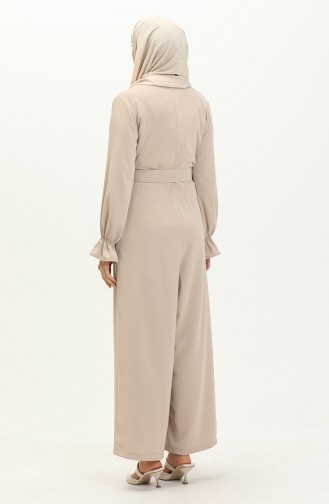 Beige Jumpsuits 14397